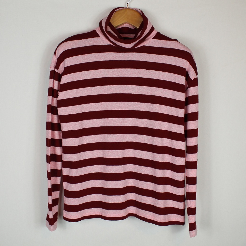 J. Crew | Deck striped turtleneck XS